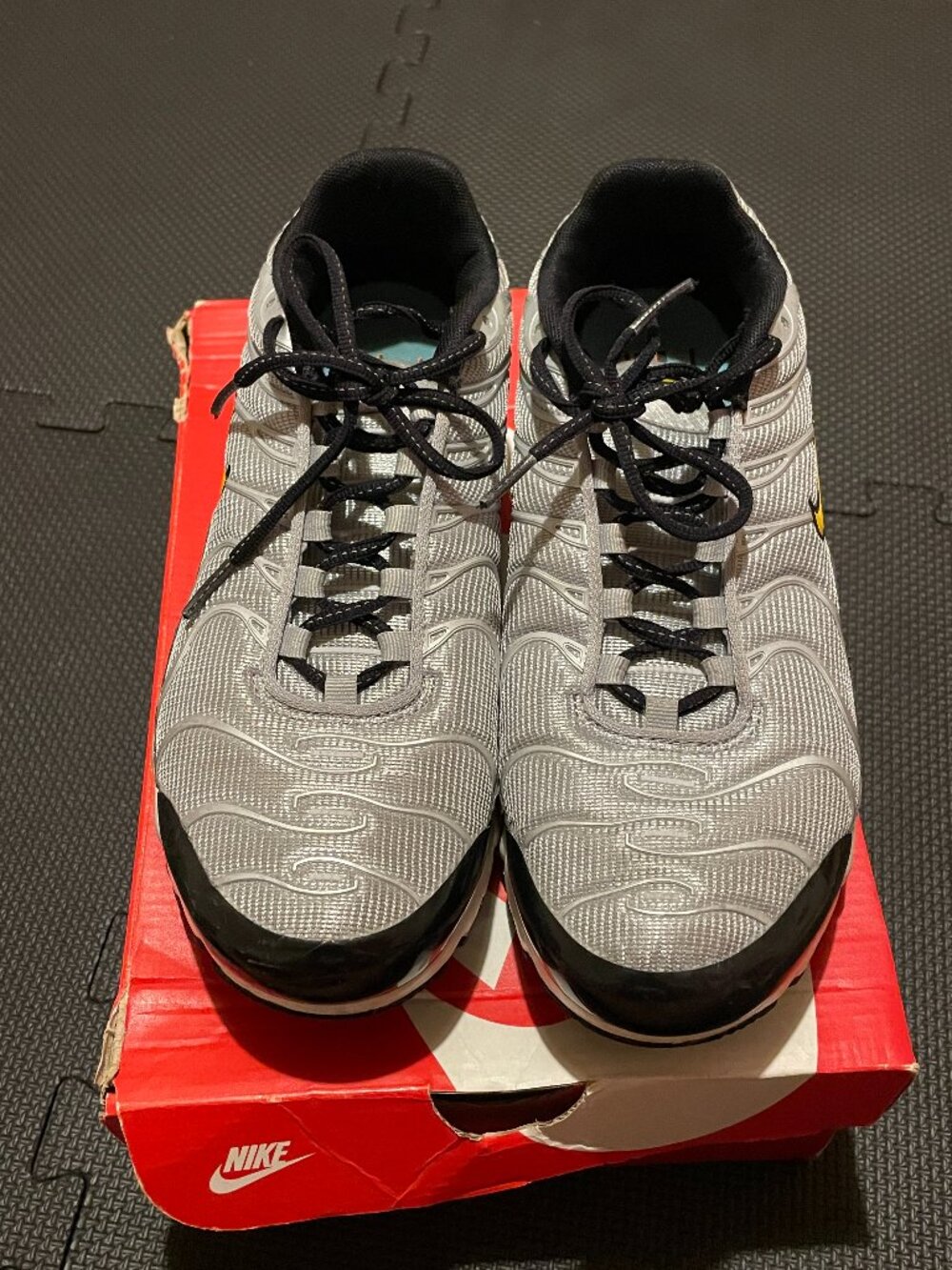 Nike Air Max Plus TN Gray/Black Running Sneakers
